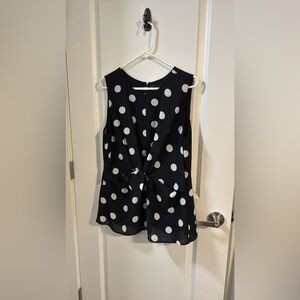 Ann Taylor Polka dot blouse